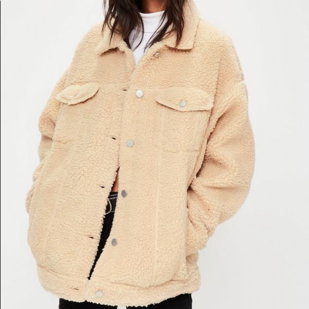 Oversized Borg TruckerJacket